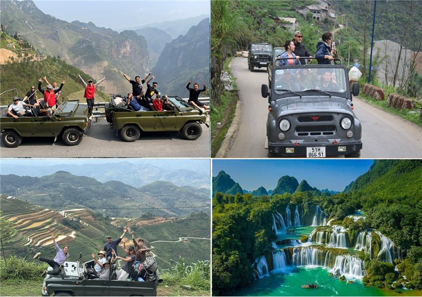 HA GIANG - CAO BANG - BAN GIOC WATERFALL - 5 DAYS BY OPEN AIR JEEP
