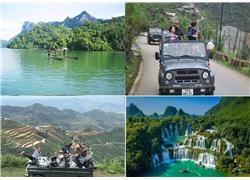 HA GIANG - CAO BANG - BA BE  LAKE BY OPEN AIR JEEP 6 DAYS