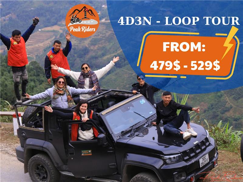 HA GIANG NEW MODEL JEEP 4 DAYS FROM $ 490/ PERSON